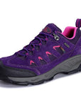Tfo Women Hiking Shoes Leather Outdoor Anti-Skid Mountain Breathable-TFO Official Store-purple-5-Bargain Bait Box