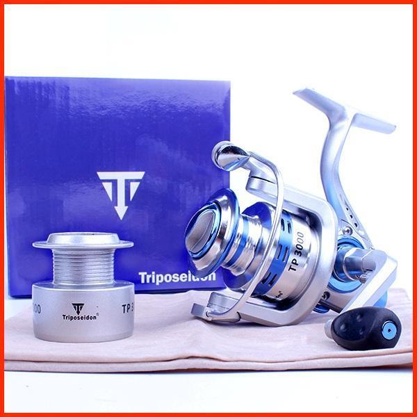 The Best Rock Bass Carp Spinning Fishing Reel Metal + Extra Spool + Reel Cover-Spinning Reels-Sequoia Outdoor Co., Ltd-2000 Series-Bargain Bait Box