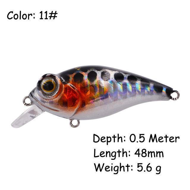 The Time Brand Fishing Lure Ltw45 Small Crankbait Lures With 48Mm/5.6G-The Time Outdoor Franchise Store-Color 11-Bargain Bait Box