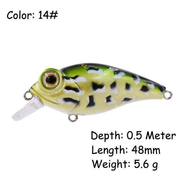 The Time Brand Fishing Lure Ltw45 Small Crankbait Lures With 48Mm/5.6G-The Time Outdoor Franchise Store-Color 14-Bargain Bait Box
