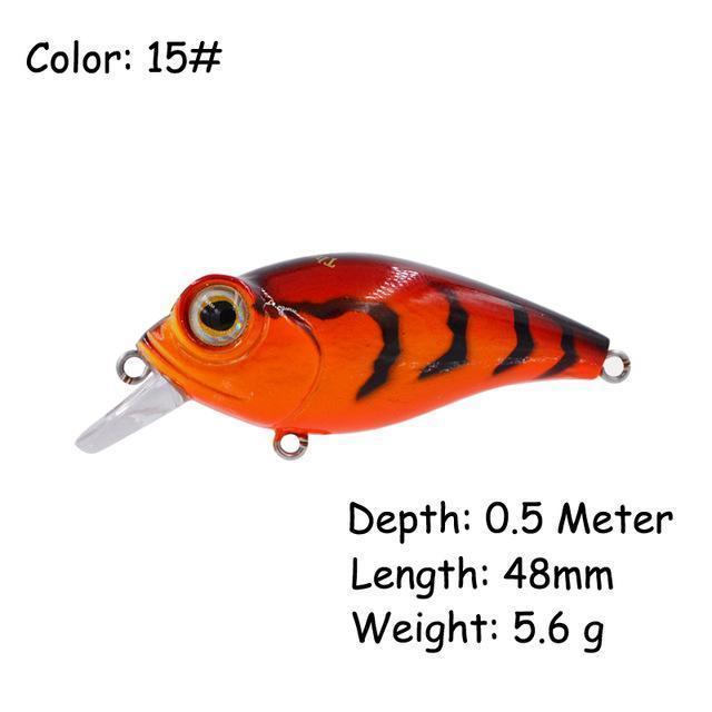 The Time Brand Fishing Lure Ltw45 Small Crankbait Lures With 48Mm/5.6G-The Time Outdoor Franchise Store-Color 15-Bargain Bait Box