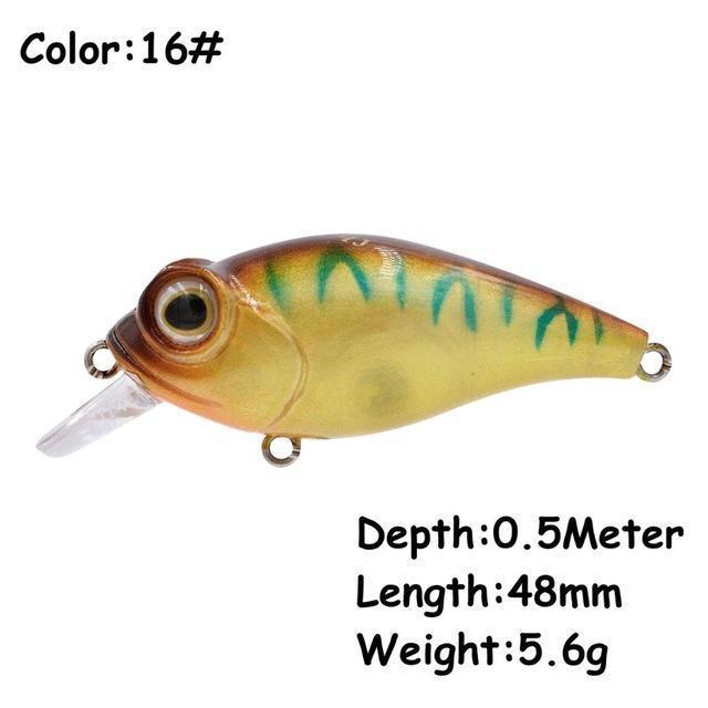 The Time Brand Fishing Lure Ltw45 Small Crankbait Lures With 48Mm/5.6G-The Time Outdoor Franchise Store-Color 16-Bargain Bait Box