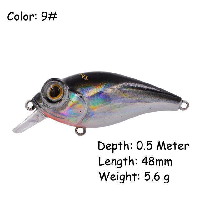The Time Brand Fishing Lure Ltw45 Small Crankbait Lures With 48Mm/5.6G-The Time Outdoor Franchise Store-Color 9-Bargain Bait Box