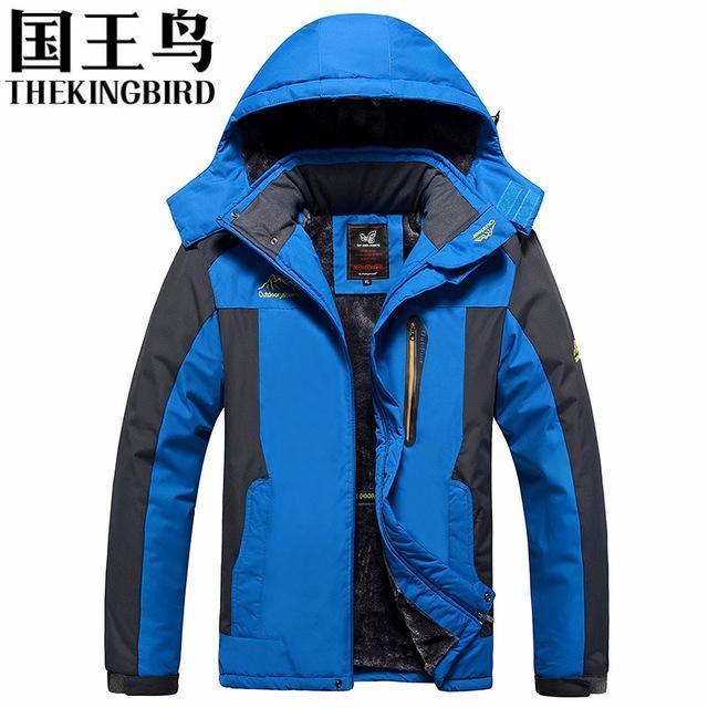 Thekingbird Winter Warm Fleece Jacket Outdoor Polar Sport Softshell Jacket-Shop1756859 Store-Blue-L-Bargain Bait Box