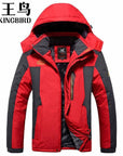 Thekingbird Winter Warm Fleece Jacket Outdoor Polar Sport Softshell Jacket-Shop1756859 Store-Red-L-Bargain Bait Box