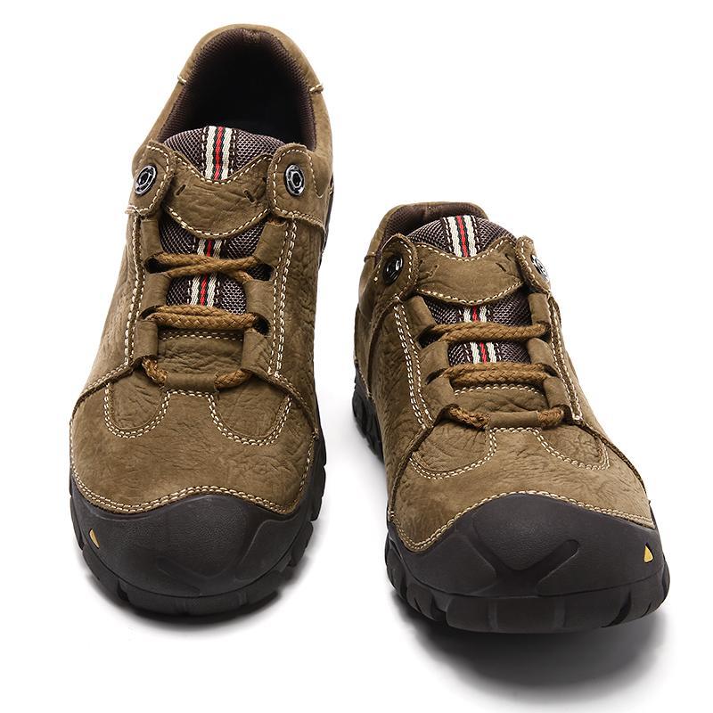 Thestron Shoes Hiking Men Top Quality Walking Boots Men Autumn Comfortable Man-Aikey Store-Khaki-6.5-Bargain Bait Box