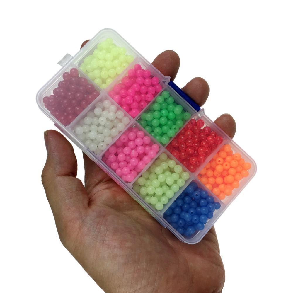 Thkfish Fishing Beads Glow In The Dark 1000 Pcs 4Mm Plastic Round Lumi –  Bargain Bait Box