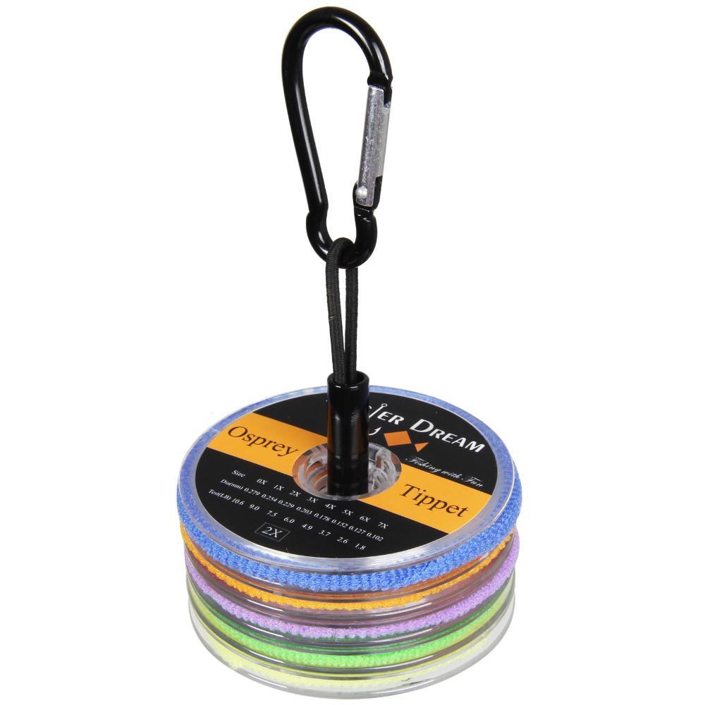 Tippet Fly Line 2 3 4 5 6X Nylon Clear 55Yds/50M Fly Fishing Tippet Line With-AnglerDream Store-Bargain Bait Box