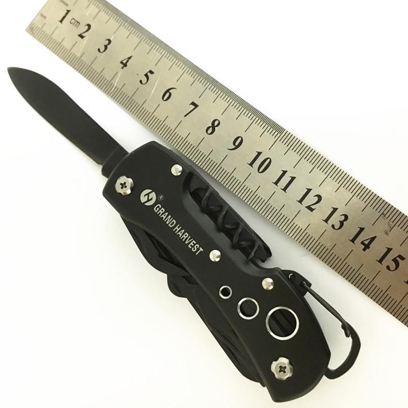 Titanium Black Multifunctional Swiss Knife Multi Purpose Army Folding Pocket-Keep Going Store-Bargain Bait Box