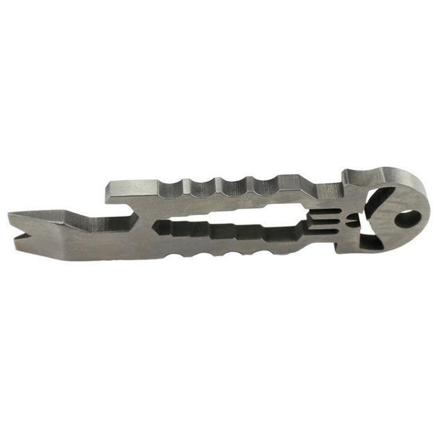 Titanium Bottle Opener Wrench Edc Skulls Multi Tools Outdoor Stainless Steel-NanYou Outdoor Camping Supplies Store-Silver-Bargain Bait Box