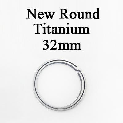 Tito Titanium Alloy Edc Keychain Outdoor Portable Keyring Key Ring Circle-TITO TITANIUM Official Store-Round32mmTI-Bargain Bait Box