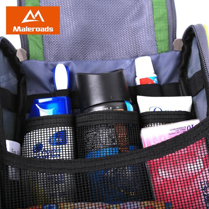 Toiletry Bag Makeup Organizer Wash Bag Portable Travel Kit Organizer Household-Maleroads Official Store-Black-Bargain Bait Box