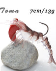 Toma 1Pcs Soft Shrimp Fishing Lures Artificial Shrimp Baits 7G/13G/19G Soft Lure-ToMa Official Store-F-Bargain Bait Box