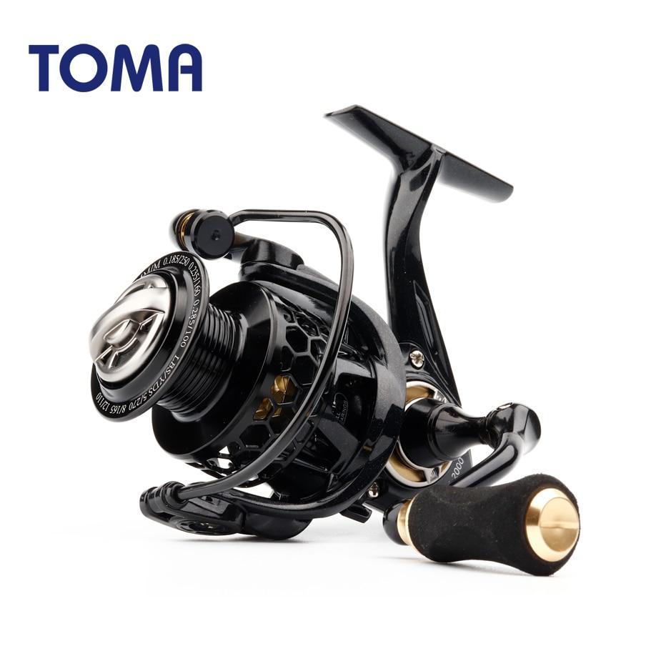 Toma 2019 Fishing Reel Carp Spinning Ultralight 10+1Bb 1000 4000 Series-Fishing Reels-ToMa Factory Store-Gold color-11-1000 Series-Bargain Bait Box