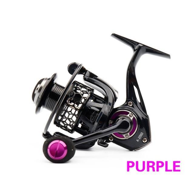 Toma 2019 Fishing Reel Carp Spinning Ultralight 10+1Bb 1000 4000 Series-Fishing Reels-ToMa Factory Store-Purple color-11-1000 Series-Bargain Bait Box