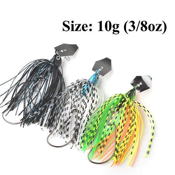 Toma 3Pcs/Lot Cheater Swimbaits Spinner Fishing Lures 7G 10G 14G Finesse Chatter-ToMa Official Store-10g Kit C-Bargain Bait Box