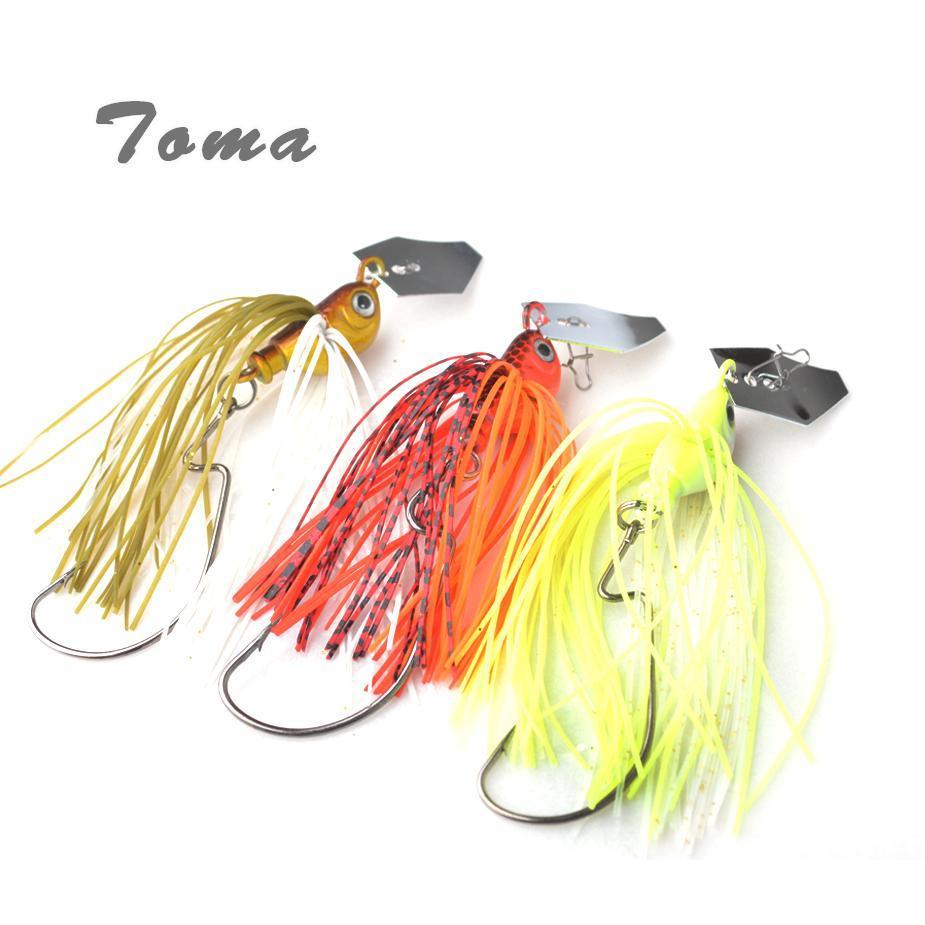 Toma 3Pcs/Lot Cheater Swimbaits Spinner Fishing Lures 7G 10G 14G Finesse Chatter-ToMa Official Store-7g Kit A-Bargain Bait Box