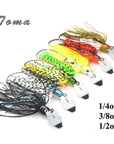 Toma 3Pcs/Lot Cheater Swimbaits Spinner Fishing Lures 7G 10G 14G Finesse Chatter-ToMa Official Store-7g Kit A-Bargain Bait Box
