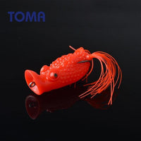 Toma Frog Fishing Lures 60Mm 15G Snakehead Lure Topwater Simulation Toad Frog-Fishing Lures-ToMa Factory Store-red-Bargain Bait Box
