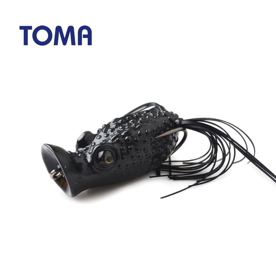 Toma Frog Fishing Lures 60Mm 15G Snakehead Lure Topwater Simulation Toad Frog-Fishing Lures-ToMa Factory Store-white-Bargain Bait Box