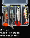 Toma Soft Lure Kit Set 18G 14G 13G 9G 8G Wobblers Artificial Bait Silicone-ToMa Official Store-Kit B-Bargain Bait Box