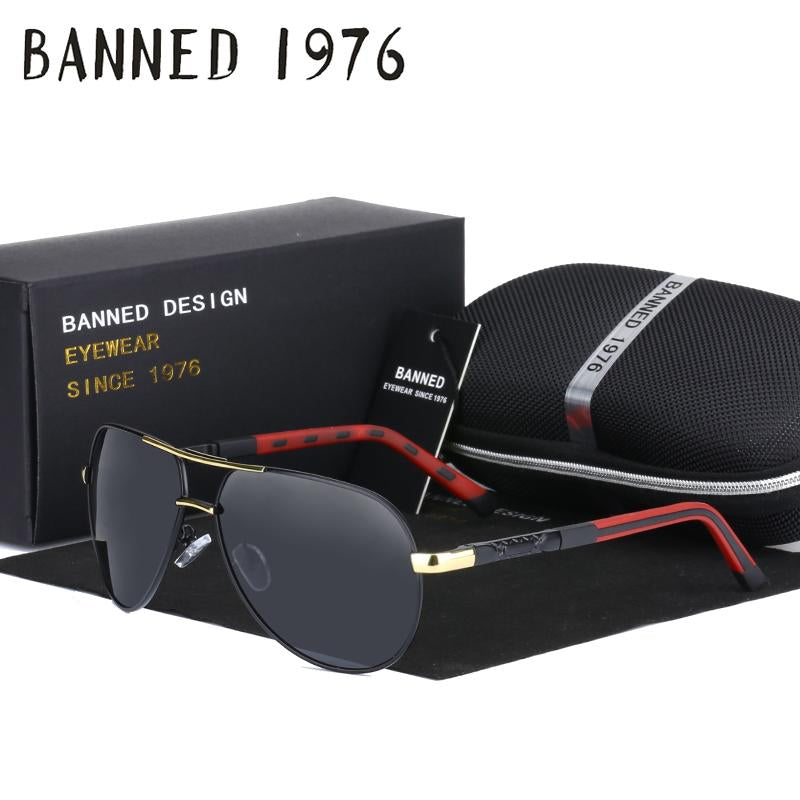 Top Anti Glare Hd Polarized Men'S Aviation Sunglasses Metal Classic Sun Glasses-Polarized Sunglasses-Bargain Bait Box-brown-Bargain Bait Box