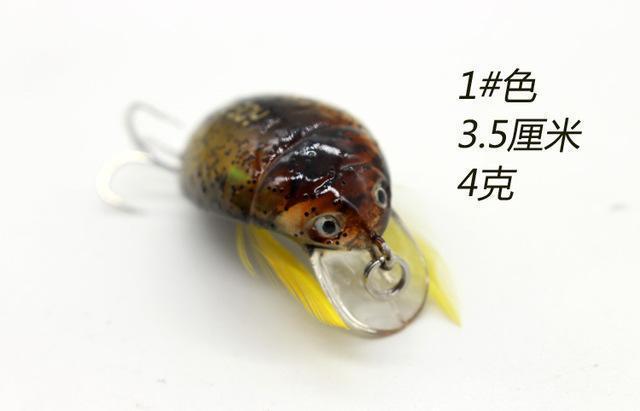 Top Grade Japan Beetle Fishing Lure Crankbait Freshwater Pesca Isca-Zejie Fishing Lure Store-Green-Bargain Bait Box