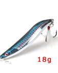 Top-Level 18G 25G Colorful Zinc Spoon Metal Lures Fishing Lures Brand Hard-ToMa Official Store-blue 18g-Bargain Bait Box
