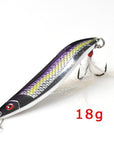 Top-Level 18G 25G Colorful Zinc Spoon Metal Lures Fishing Lures Brand Hard-ToMa Official Store-purple 18g-Bargain Bait Box