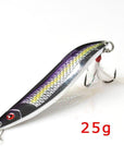 Top-Level 18G 25G Colorful Zinc Spoon Metal Lures Fishing Lures Brand Hard-ToMa Official Store-purple 25g-Bargain Bait Box