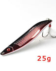 Top-Level 18G 25G Colorful Zinc Spoon Metal Lures Fishing Lures Brand Hard-ToMa Official Store-red 25g-Bargain Bait Box