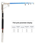 Top Lightweight Stainless Steel Automatic Fishing Rod Anti-Slip Handle Sea River-Automatic Fishing Rods-Outdoor Fan Zone Store-2.1 m-Bargain Bait Box