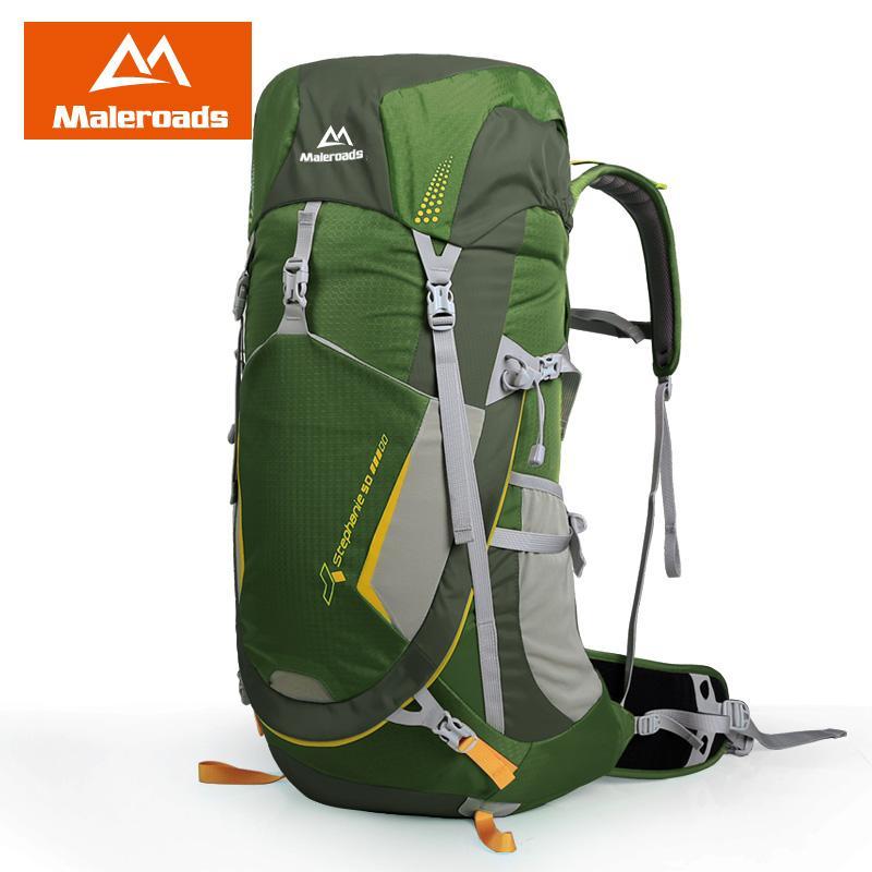 Top Quality Maleroads 50L Camping Hiking Backpack Men Women Travel Backpack-Maleroads Official Store-Army Green 50L-Bargain Bait Box