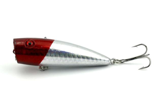 Top Water Popper Plastic Bass Crank Fishing Baits Fishing Tackle 1Pcs 7Cm 9G-Top Water Baits-Bargain Bait Box-as the picture 2-Bargain Bait Box