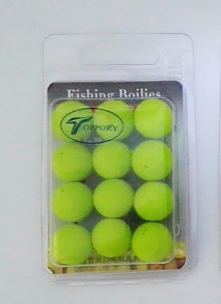Toppory 14Mm Flavoured Pop Up Carp Boilies Floating Pellets Ball Bait Fishing-Toppory Store-Green-Bargain Bait Box