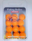 Toppory 14Mm Flavoured Pop Up Carp Boilies Floating Pellets Ball Bait Fishing-Toppory Store-Orange-Bargain Bait Box