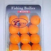 Toppory 14Mm Flavoured Pop Up Carp Boilies Floating Pellets Ball Bait Fishing-Toppory Store-Orange-Bargain Bait Box