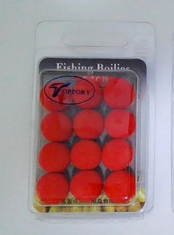 Toppory 14Mm Flavoured Pop Up Carp Boilies Floating Pellets Ball Bait Fishing-Toppory Store-Red-Bargain Bait Box