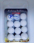 Toppory 14Mm Flavoured Pop Up Carp Boilies Floating Pellets Ball Bait Fishing-Toppory Store-White-Bargain Bait Box
