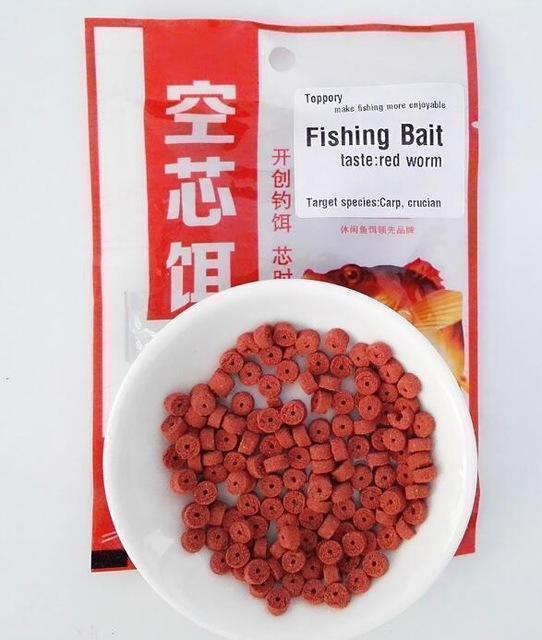 Toppory 1Bag 30G Carp Fishing Bait Crucian Bait Red Worm Aroma Taste Inserted-Toppory Store-Red worm-Bargain Bait Box