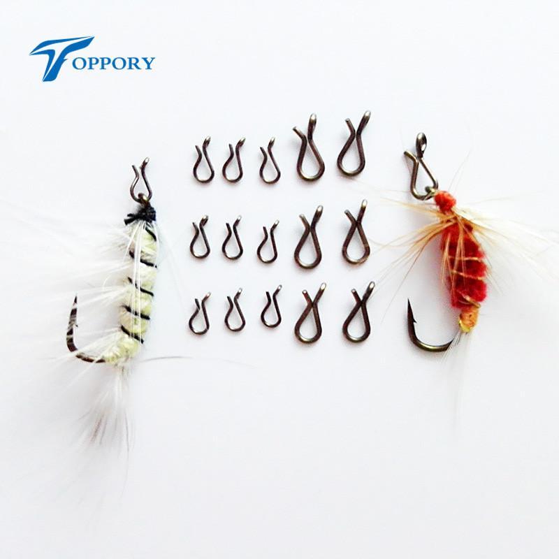 Toppory 20 Pcs Fly Fishing Snap Quick Change For Hook And Lures Fishing Snap-Toppory Store-20 PCS S-Bargain Bait Box