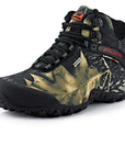 Toursh Mens Tactical Boots Waterproof Canvas Hiking Men Shoes Trekking Boots-TOURSH Store-Grey-7.5-Bargain Bait Box