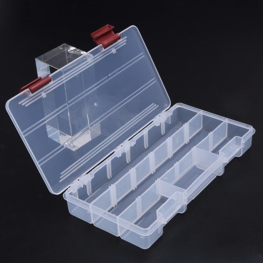 Transparent Fishing Lures Box Plastic Visible Carp Fishing Box Holder Bait-walkinhorizon Store-Bargain Bait Box
