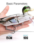 Trehook Fishing Lure 15Cm 90G Big Duck Floating Wobblers For Pike Fishing Minnow-Fishing Lures-Trehook Store-Color A-Bargain Bait Box