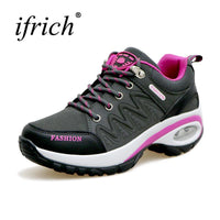 Trekking Hiking Shoes Woman Height Increase Ladies Walking Boots Anti-Slip-ifrich Official Store-shen hui mei hong-4-Bargain Bait Box