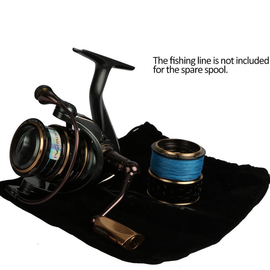 Trulinoya Double Spool Spinning Reel Stainless Steel 9+1 Ball Bearings Fishing-Spinning Reels-Goture Fishing Store-1000 Series-Bargain Bait Box