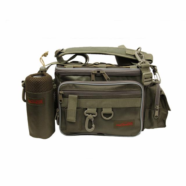 Trulinoya Fishing Bag Tackle Waterproof Canvas Fishing Waist Bag For Sports-Tackle Bags-Bargain Bait Box-Army Green-Bargain Bait Box