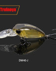 Trulinoya Minni Crank 2.7G 32Mm Multi Hard Fishing Lures Artificial Bait Water-Top Outdoor Sport House-brown-Bargain Bait Box