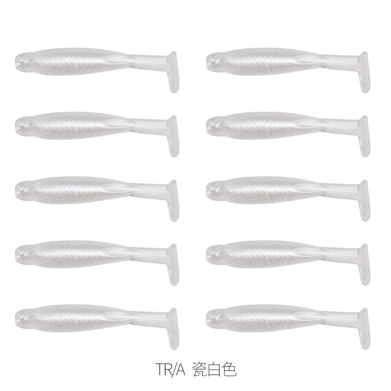 Tsurinoya 10Pcs Fishing Lure Soft Swimbait 3Cm 0.2G Soft Lure T Tail Soft Lure-Unrigged Plastic Swimbaits-Let&#39;s go fishing Store-A-Bargain Bait Box