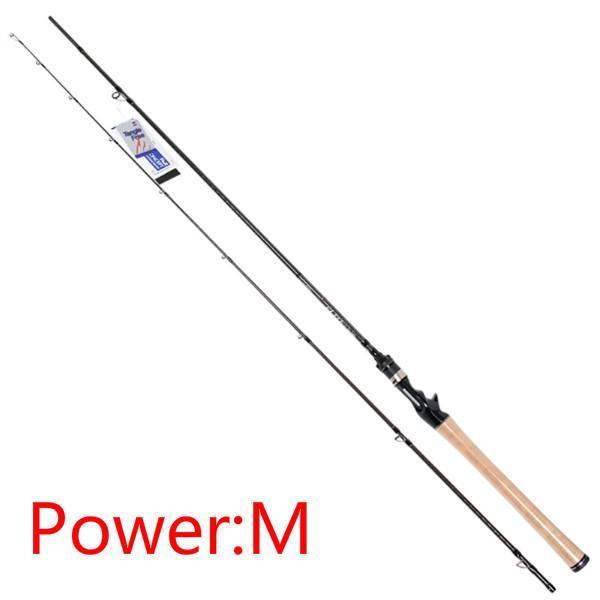 Tsurinoya 2.13M Casting Rod 2 Section Ml/M Power Lure Rod Carbon Fishing Pole-Baitcasting Rods-Angler' Store-Yellow-Bargain Bait Box